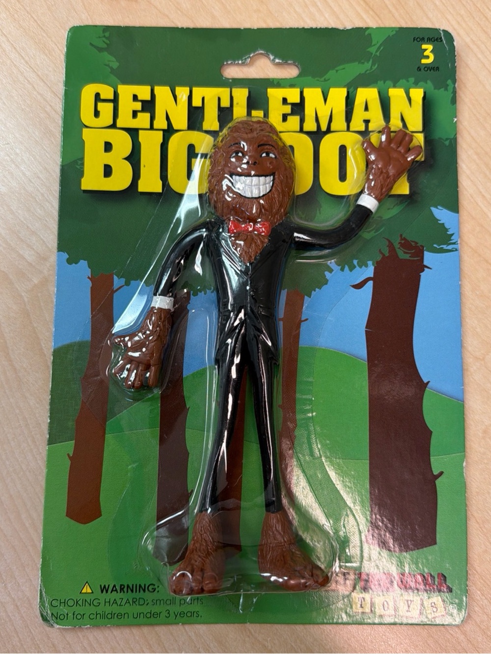 Gentleman BIGFOOT Off the Wall Toys BIG FOOT 6" Bendable Action Figure